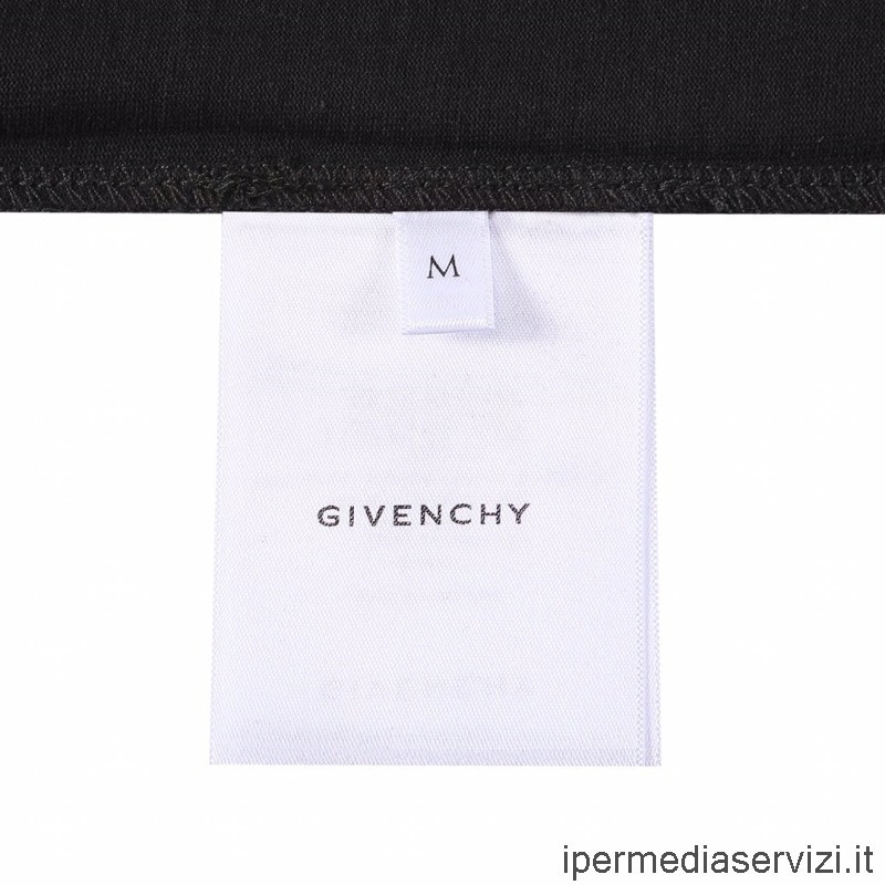 Replica Givenchy X Josh Smith Top In Cotone A Strati Stampato In Nero Sml