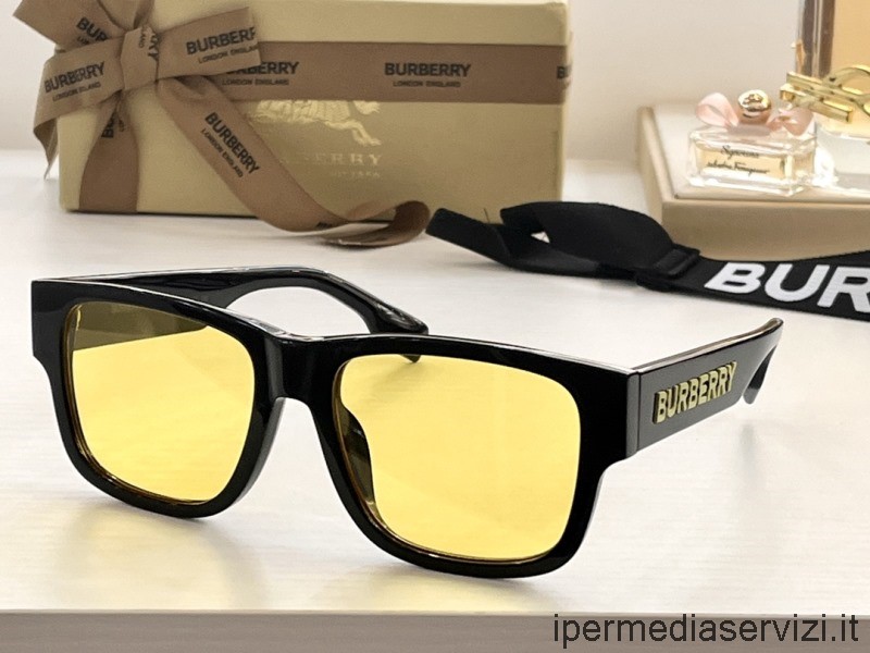реплика Burberry реплика слънчеви очила Bb4358 черно жълто
