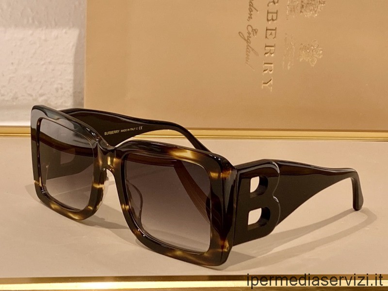 реплика Burberry реплика слънчеви очила Be4312 кафяво