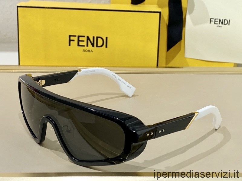 реплика Fendi реплика ботанически слънчеви очила Ffm0084 черни