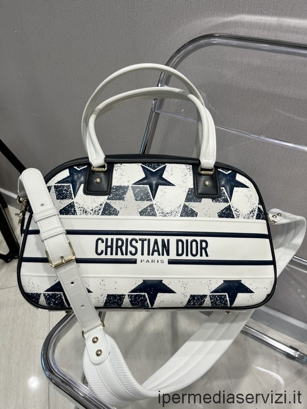 реплика Dior Medium Dior Vibe класическа чанта за боулинг от многоцветна телешка кожа Dior Etoile 34x18x15cm