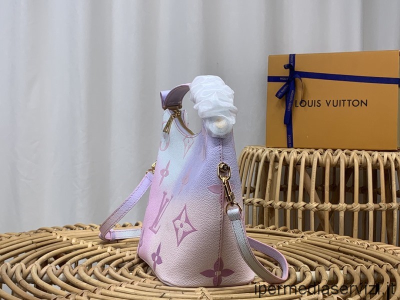 Replica Louis Vuitton Marshmallow Pm Borsa A Tracolla Hobo In Tela Monogramma Pastello Alba M46080 24x22x13 Cm