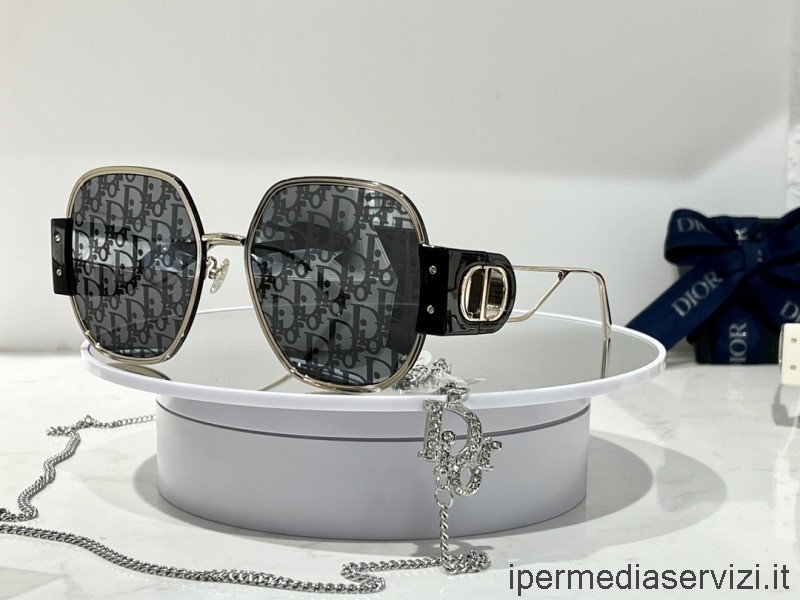 Replika Dior Replika Slunečních Brýlí S5u 30 Kulaté Sluneční Brýle S želvovým Efektem Montaigne