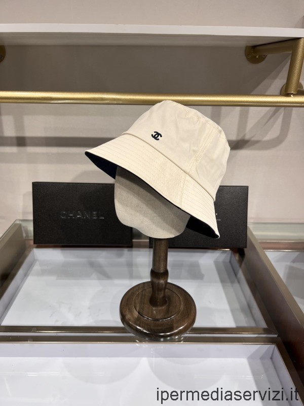 Replika Chanel Cc Logo Bílá Bavlněná čepice čepice