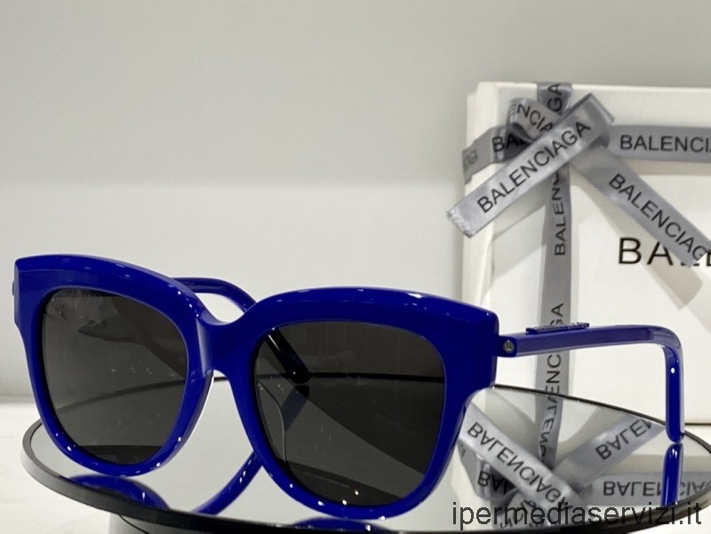 Replika Balenciaga Replika Slunečních Brýlí Bb00160 Modrá