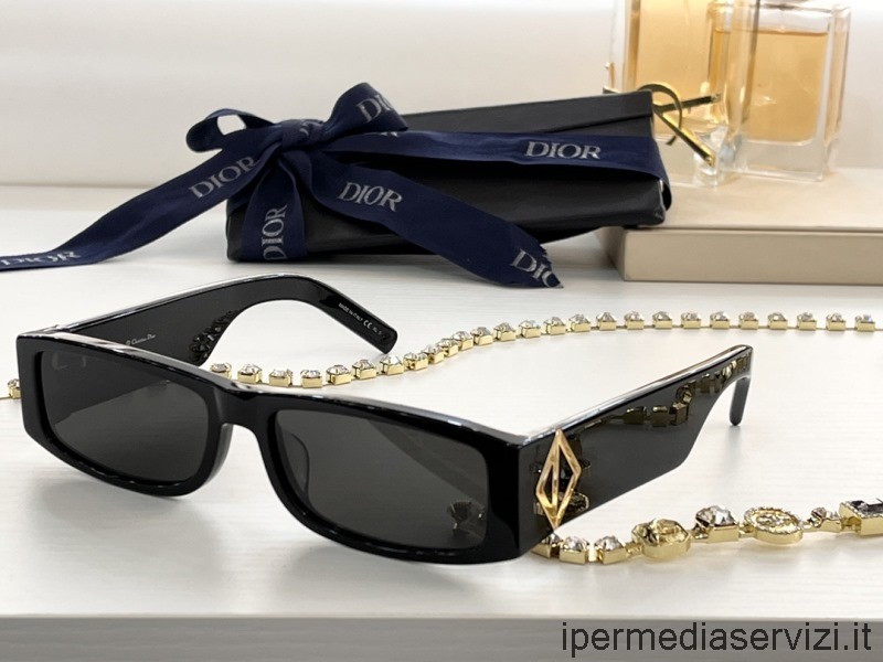 Replica Dior Replica γυαλιά ηλίου σε μαύρο χρώμα