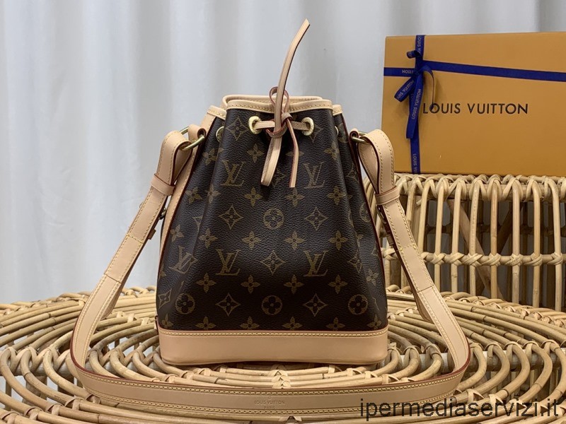 ρεπλίκα Louis Vuitton Noe Bb τσάντα χιαστί ώμου σε μονόγραμμα καμβά M40817 22x24x15cm