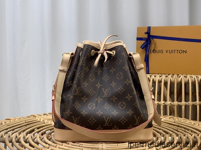 ρεπλίκα τσάντα χιαστί ώμου Petit Noe Louis Vuitton σε μονόγραμμα καμβά M40818 27x27x21cm