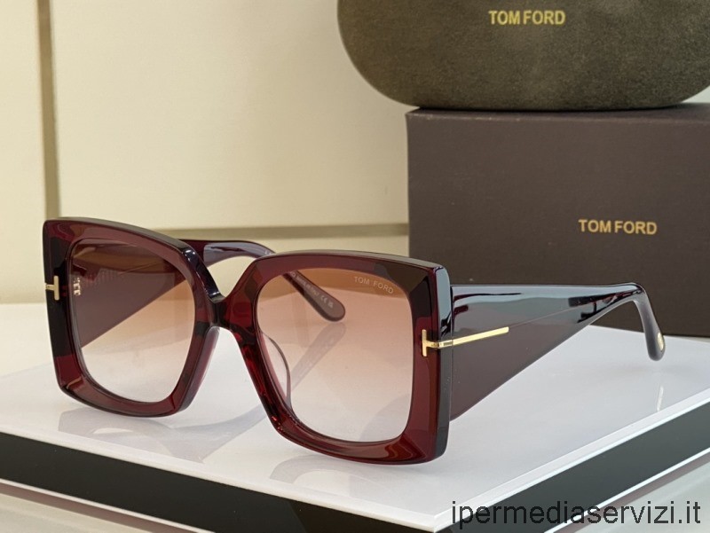 ρεπλίκα Tom Ford Replica γυαλιά ηλίου Tf921 μπορντό