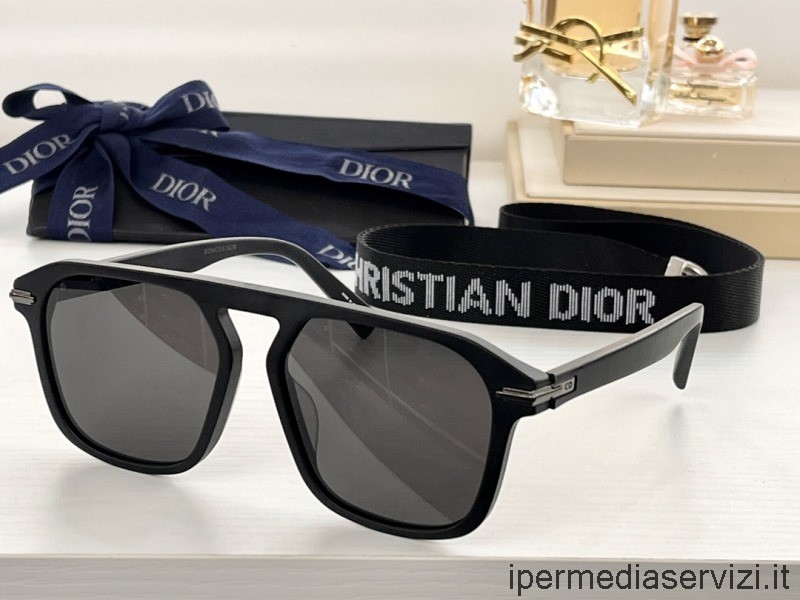 ρεπλίκα Dior ρεπλίκα γυαλιά ηλίου μαύρη φόρμα S41