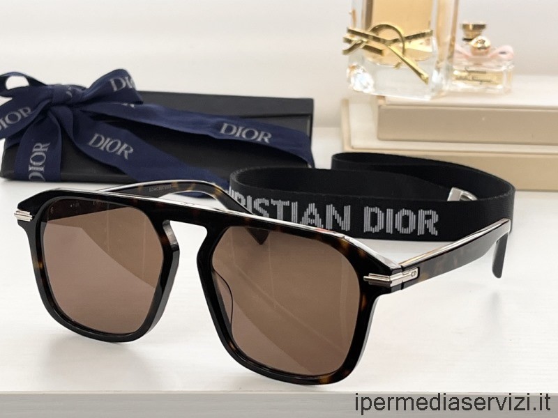 ρεπλίκα Dior ρεπλίκα γυαλιά ηλίου μαύρη φόρμα S41