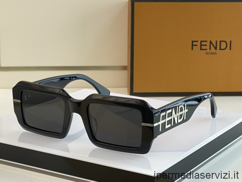 ρεπλίκα Fendi ρεπλίκα γυαλιά ηλίου Ff0434 μαύρα