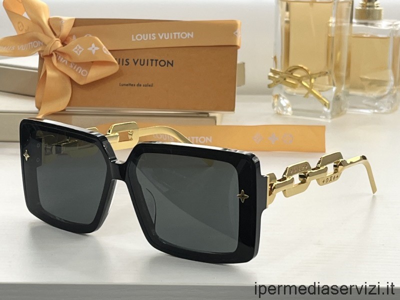 Replica Louis Vuitton ρεπλίκα γυαλιά ηλίου Z1481e μαύρο