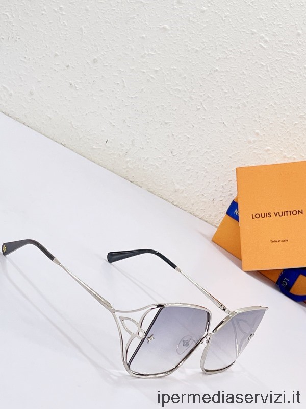 ρεπλίκα Louis Vuitton ρεπλίκα Lv τετράγωνα γυαλιά ηλίου με πέταλο Z1629u