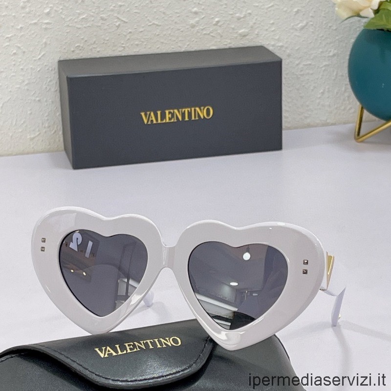 ρεπλίκα Valentino ρεπλίκα γυαλιά ηλίου καρδιά Va4104 λευκά