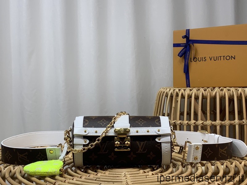 ρεπλίκα Louis Vuitton Papillon κορμός μπαγκέτας μονόγραμμα καμβάς τσάντα χιαστί ώμου M81485 19x9x9cm