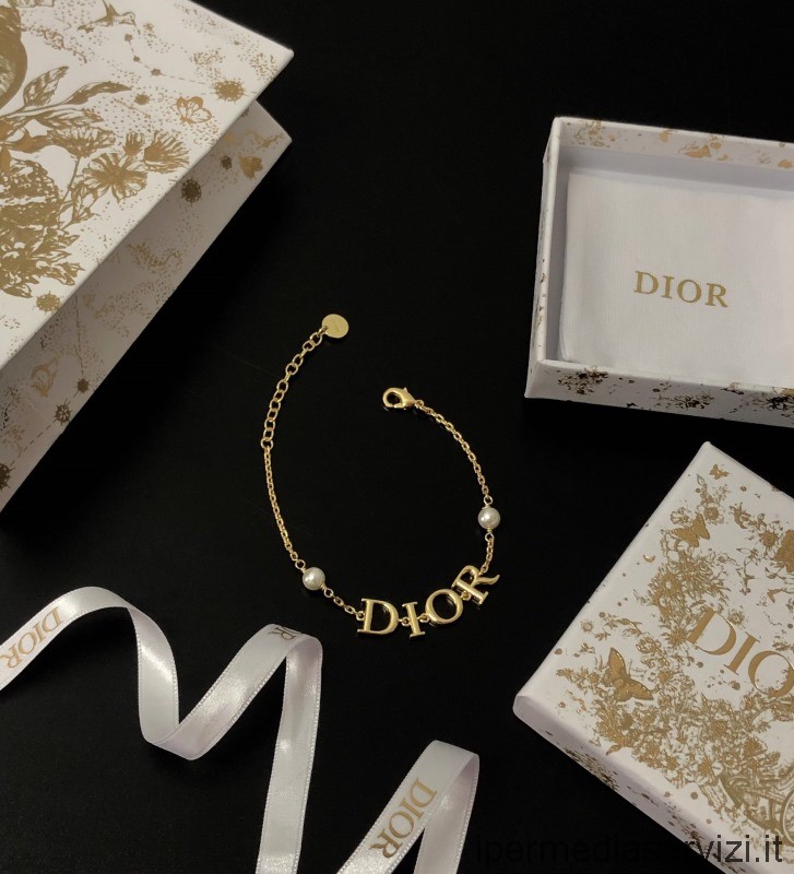 ρεπλίκα Dior Revolution μονόγραμμα χρυσά βραχιόλια