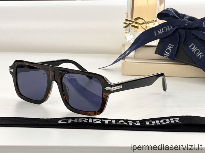 ρεπλίκα Dior ρεπλίκα γυαλιά ηλίου μαύρη φόρμα N21