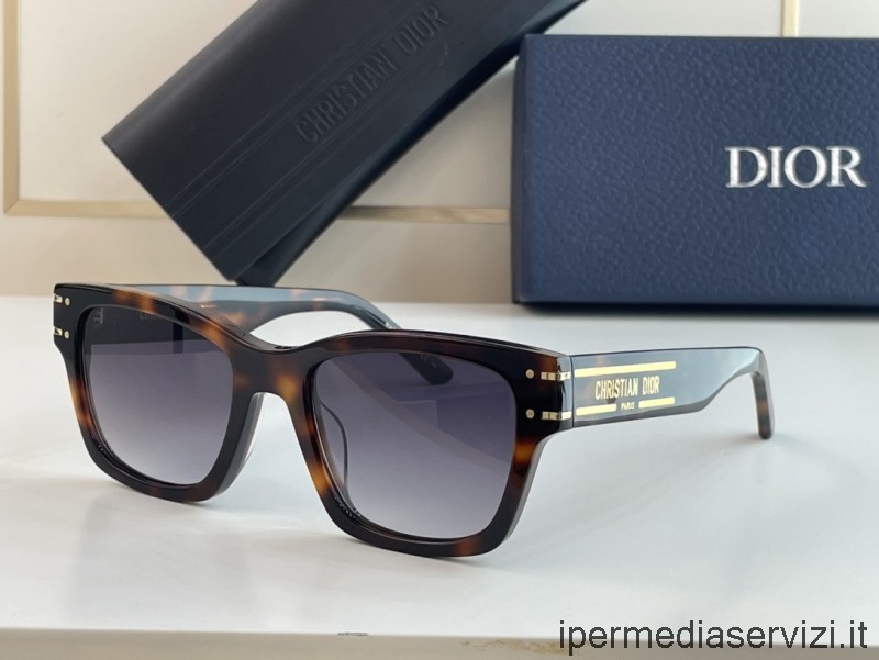 ρεπλίκα Dior ρεπλίκα γυαλιά ηλίου Dsgts3ucr καφέ