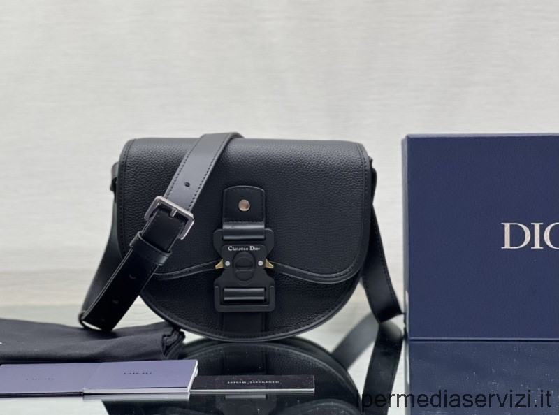 ρεπλίκα Dior Gallop ανδρική τσάντα Messenger σε μπεζ και μαύρο δέρμα μοσχαριού 20x16x5cm