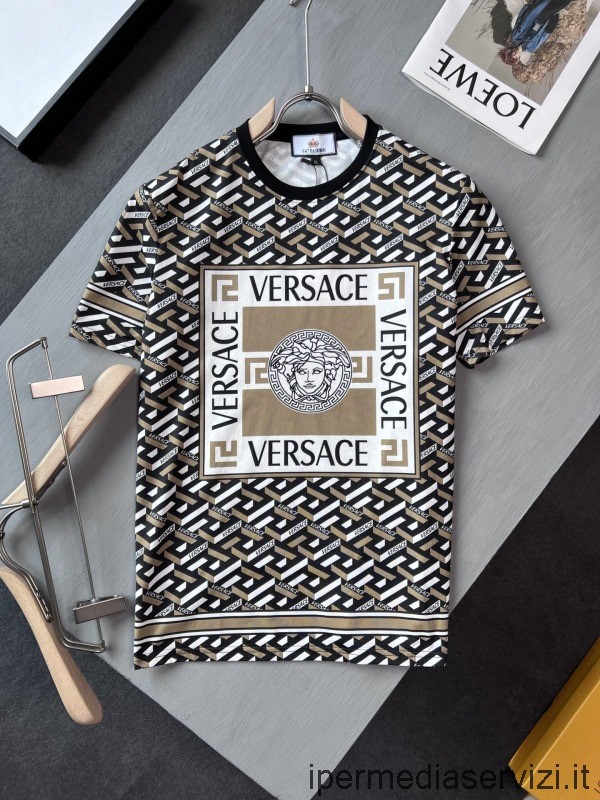 ρεπλίκα Versace Medusa βαμβακερό μπλουζάκι M έως Xxxl
