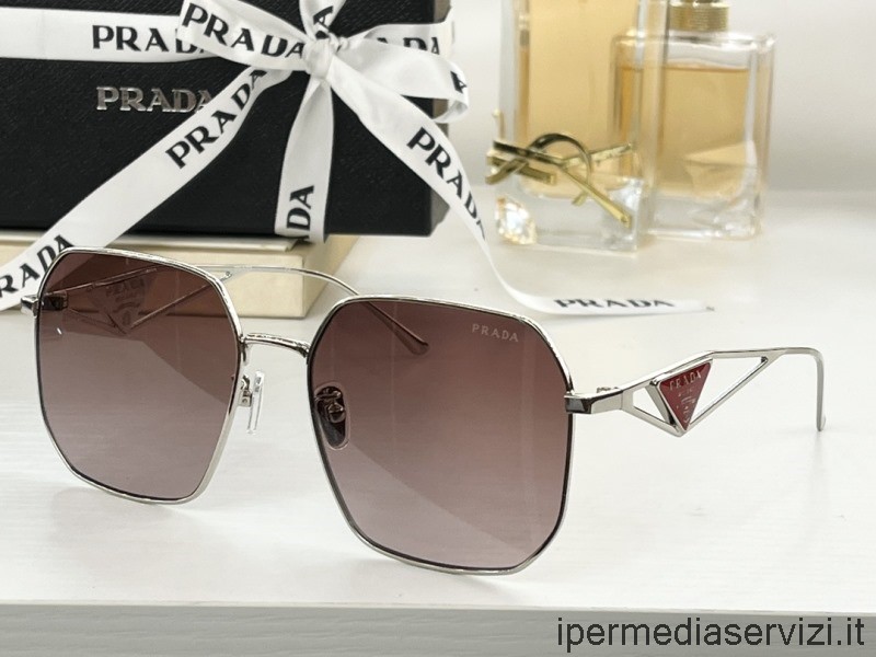 ρεπλίκα Prada ρεπλίκα γυαλιά ηλίου Spr28y μπορντό