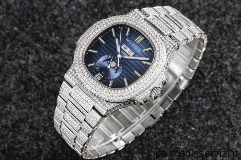ρεπλίκα πατέκ Philippe Vip ναυτίλος γυναικείο ρολόι γεμάτο διαμάντια 40 χλστ