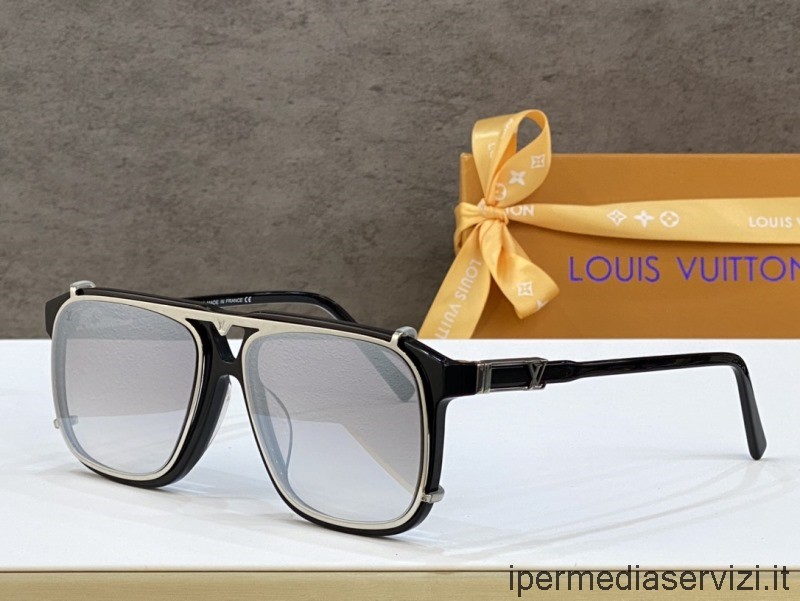 Réplica Louis Vuitton Réplica Lv Satélite Gafas De Sol Z1085e Blanco Negro