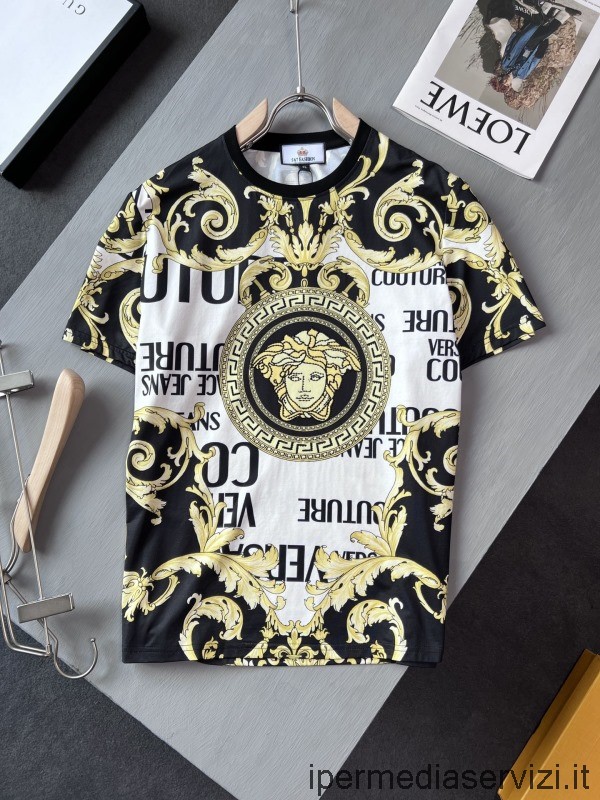 Réplica De Camiseta De Algodón Medusa De Versace M A Xxxl