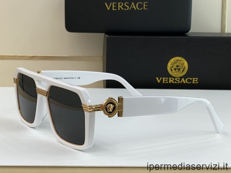 Réplica Versace Réplica Medusa ícone óculos De Sol Ve4339 Branco