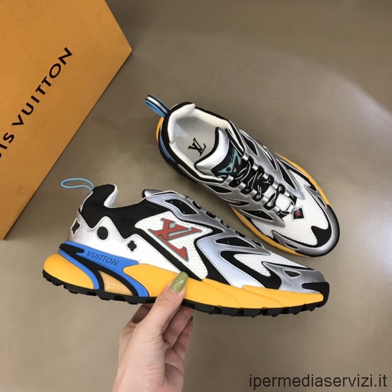 Replica Louis Vuitton 2022 Lv Runner Tatic Sneakers Da Uomo In Grigio 38 A 45