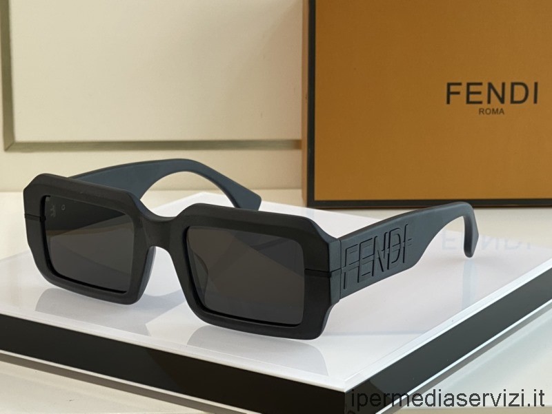 แว่นตากันแดดแบบจำลอง Fendi แบบจำลอง Ff0434 สีดำ